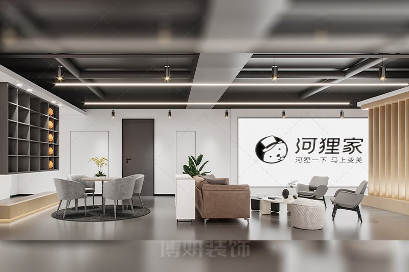 南京森系办公室装修设计方案效果图-南京js4399金沙工装公司
