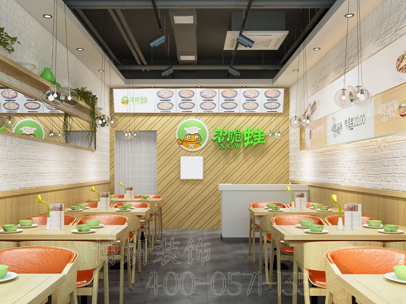 南京童趣小吃店装修设计方案效果图-南京js4399金沙装饰公司